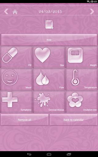 Woman Calendar(free) screenshot 17