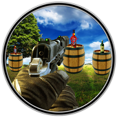 🍾Real Bottle Shoot Gun 3D Pro icon