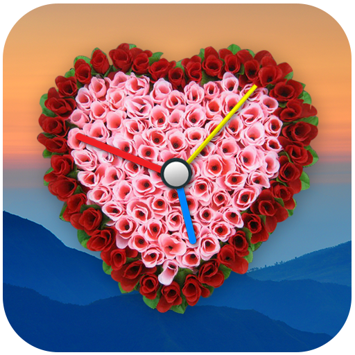 Rose Clock Live wallpaper icon