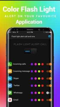 Color Flashlight Alert Call, LED Torch screenshot 1