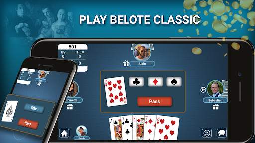 Blot Belote Coinche Online screenshot 1
