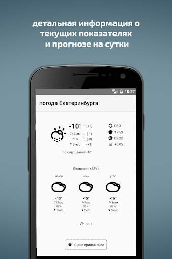 Погода Екатеринбурга (виджет) screenshot 3