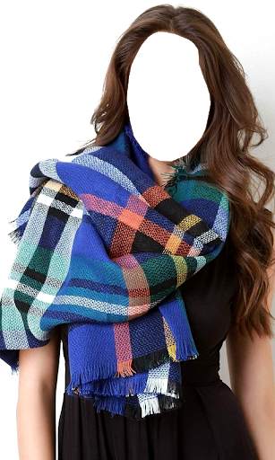 Women Winter Scarfs Photo Suit screenshot 4