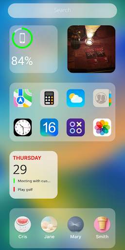 Launcher iOS 16 screenshot 1