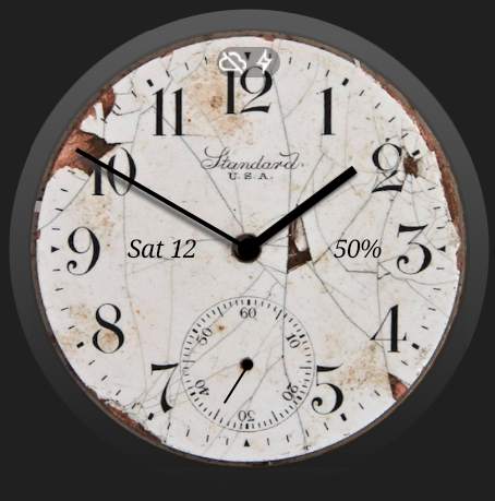 Old Standard Watch Face 5 تصوير الشاشة