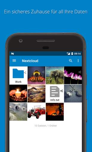 Nextcloud screenshot 1