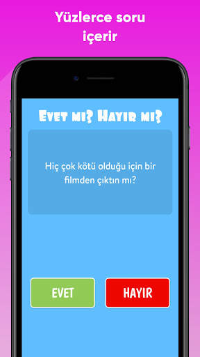 Evet mi? Hayır mı? Soru Oyunu screenshot 1