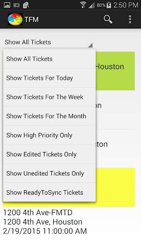 Total Field Mobile (TFM) screenshot 2