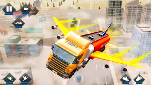 Flying Oil Tanker Truck Games screenshot 3