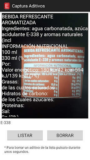 Aditivos Alimentarios screenshot 4
