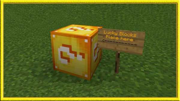Lucky Block Mod MCPE screenshot 1