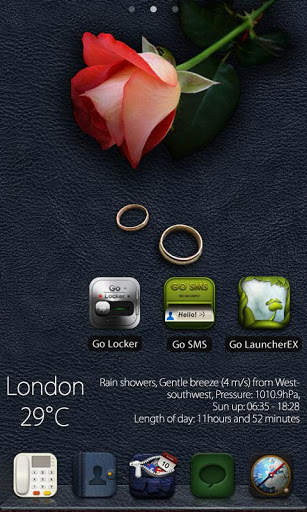 Sira GO Launcher Theme screenshot 2