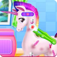 Colorful Unicorn Caring logo
