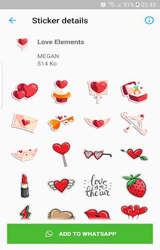 Romantic Stickers for Whatsapp 2020-WAStickerApps‎ screenshot 4