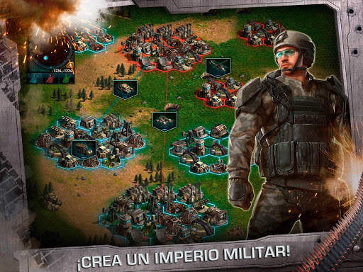War of Nations: guerra militar screenshot 1