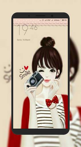 Laura Cute Wallpaper screenshot 7