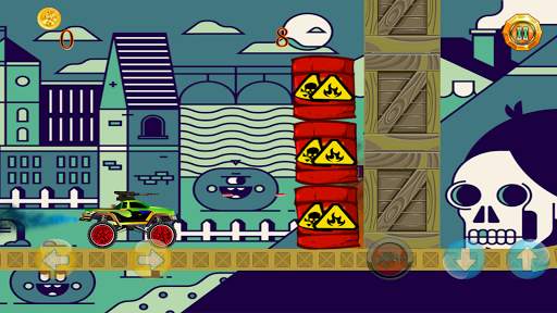 monster truck - big car - war machine game screenshot 4