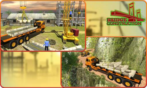 River Road Bridge Construction Crane Simulator 18 screenshot 4