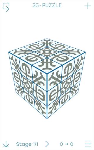 26-PUZZLE (15-puzzle 3D) screenshot 1