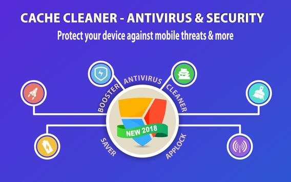 Cache Cleaner- Antivirus, Security (MAX Booster) screenshot 1