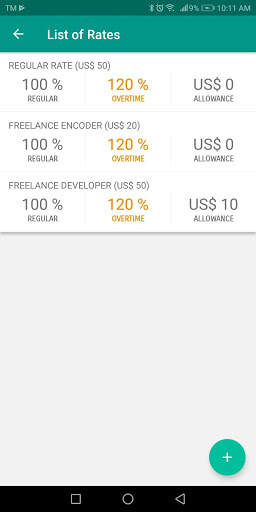 Timesheet / Time Note screenshot 4