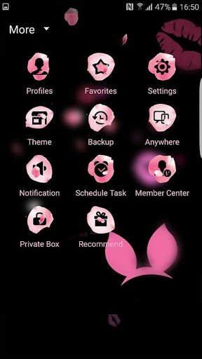 Red lips Skin (Next SMS) 3 تصوير الشاشة