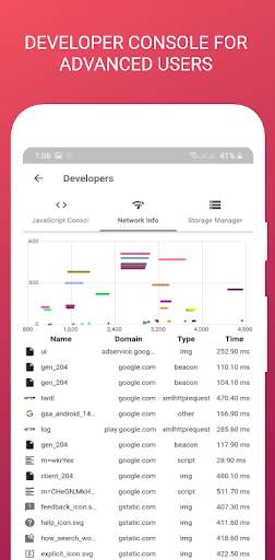 Bromine Browser - ( Fast, smart & secure browser ) screenshot 8
