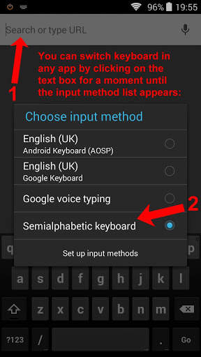 Fast Semi Alphabetical Keyboard to type faster now screenshot 5