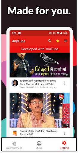 AnyTube (Floating) -On-Demand Video & Music Player screenshot 8