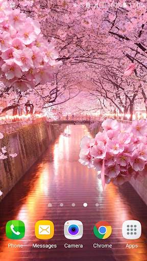 Flowers 3D live wallpaper screenshot 1