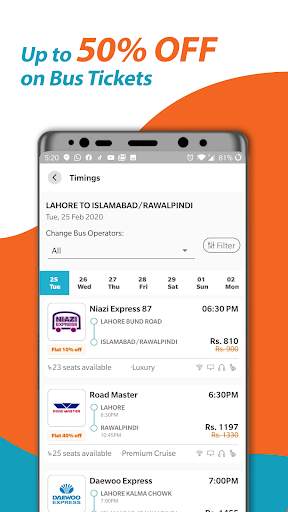 EasyTickets - Buy Movie, Bus & Event Tickets screenshot 1