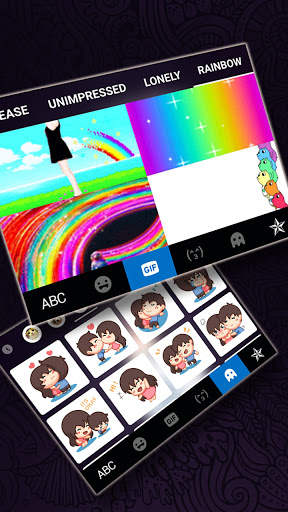 Kawaii Cat Girl Keyboard Background screenshot 4