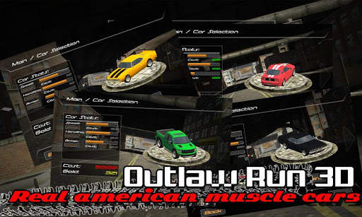 Outlaw run 3D - Racing Cars screenshot 4