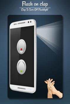 Flashlight on Clap screenshot 3