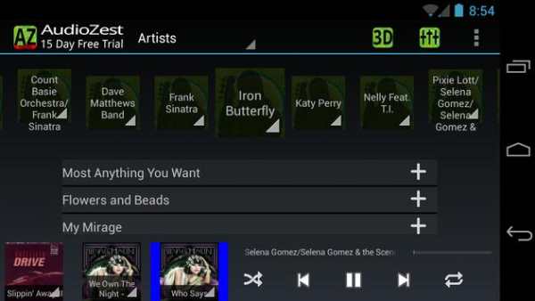 AudioZest 3D Music Player Free screenshot 3