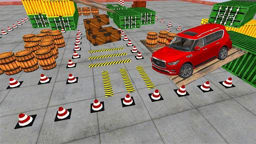 SUV prado car parking game screenshot 1