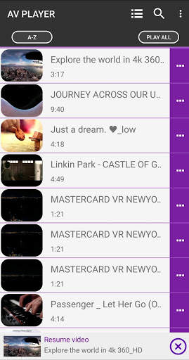 AV Player Lite - Music player & Video player screenshot 5