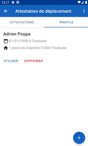 Attestation de déplacement screenshot 4