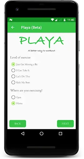 Playa Workouts screenshot 2