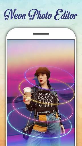 Neon Photo Editor screenshot 1