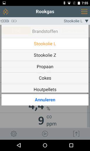 De App voor testo 330i screenshot 2