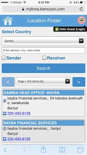 Kemoson Money Transfer screenshot 2