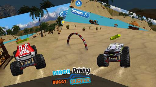 Beach Driving Buggy Surfer Sim screenshot 3