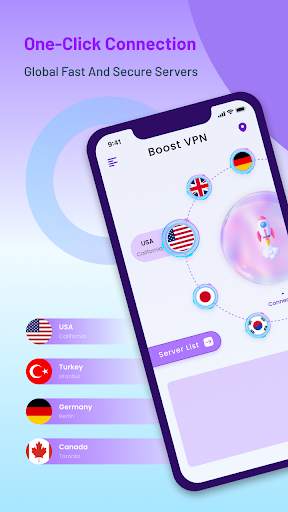 Boost VPN: Global, Private VPN screenshot 1
