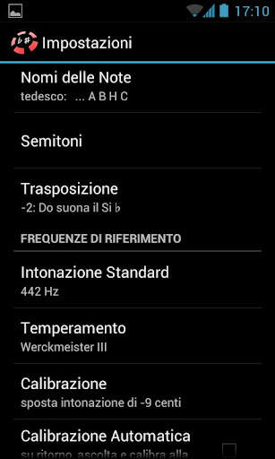 LinoStrobe Pro - accordatore cromatico screenshot 3