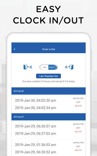 iTimePunch Work Time Tracker скриншот 11