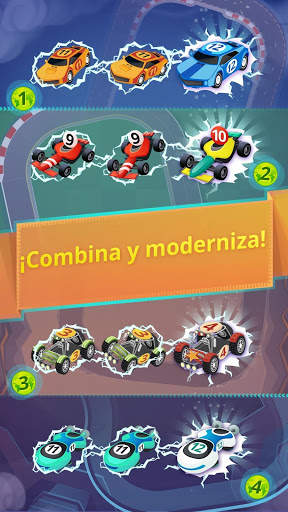 Juegos de fusionar autos de carreras screenshot 1