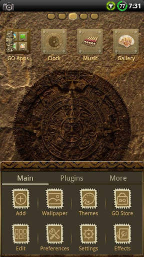 MAYAN GO Launcher EX Theme screenshot 5