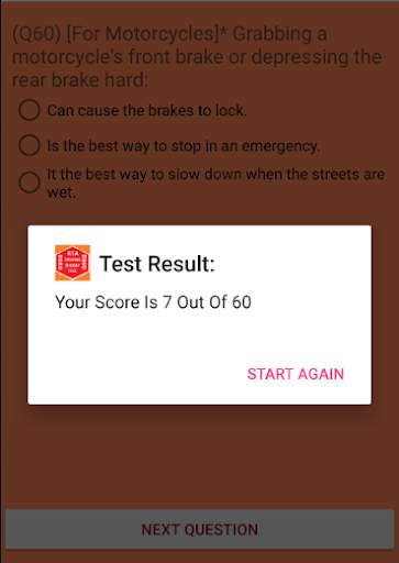 RTA Theory Test screenshot 4