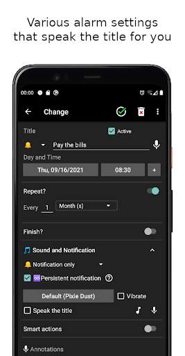 APR Alarm and pill reminder скриншот 4